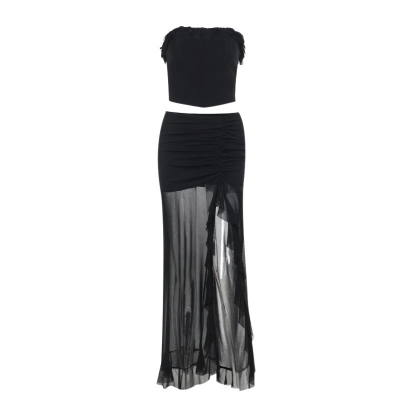 Women’s Tube Top Dress - Mid-Length Set My Store 