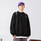 Print Casual Long-Sleeve Crewneck Sweater