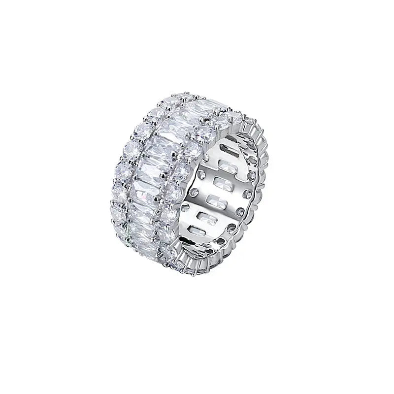 Fire Color 925 Sterling Silver Diamond Ring My Store  67.11