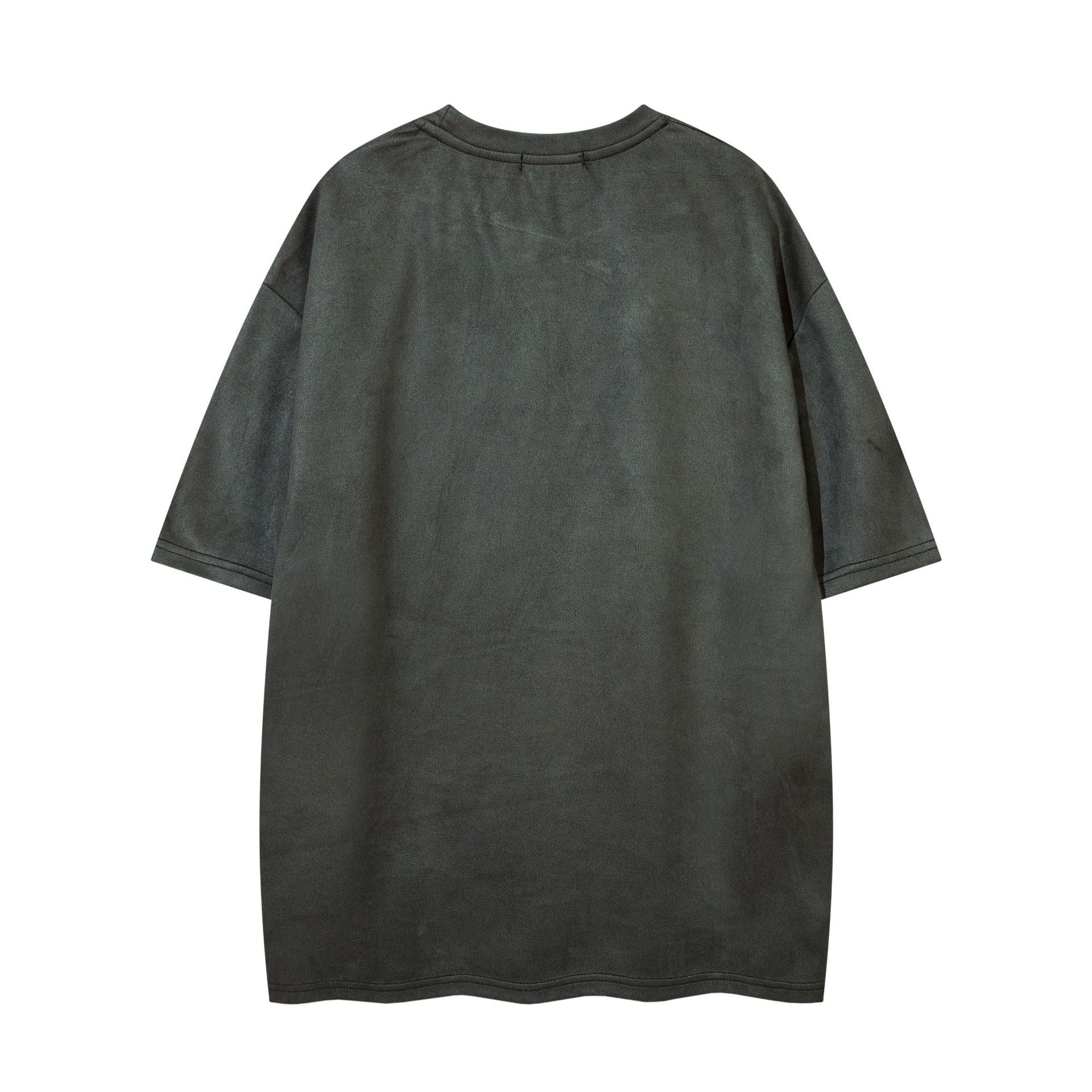 Men’s Suede T-Shirt - Skull Skeleton Printed My Store 