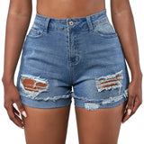 Washed & Frayed Casual Shorts My Store  27.64