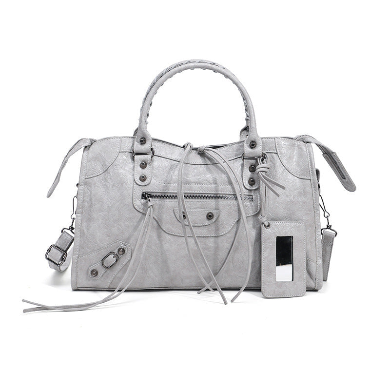 Women’s Tassel Motorcycle Crossbody Bag - PU Leather My Store  90.00