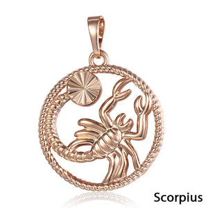 Twelve Zodiac Alloy Pendants My Store  9.49