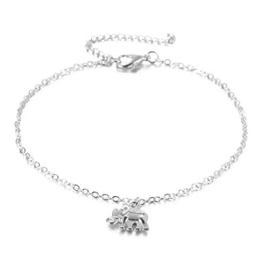 Elephant Charm Alloy Anklet My Store 