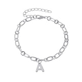 Shiny Letter Diamond Anklet My Store  6.75