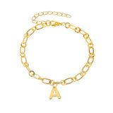 Shiny Letter Diamond Anklet My Store  6.75