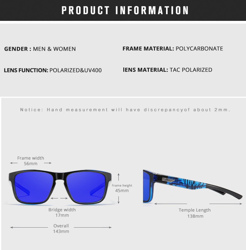 Men’s Polarized Sunglasses - All-Match Real Film My Store 