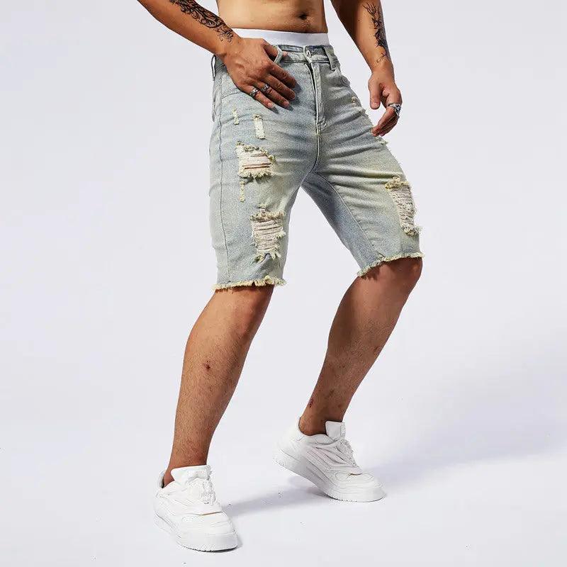 Slim Fit Denim jean Shorts My Store 