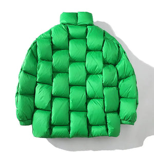 Woven Style Down Jacket My Store 