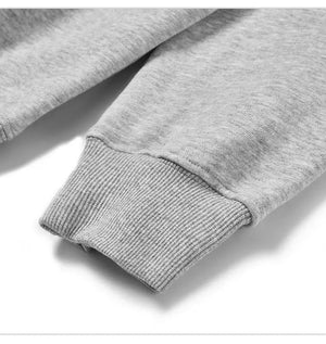Printed Turtleneck Fleece Sweater - MRC STORE