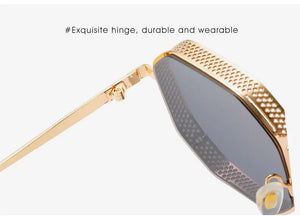 Stylish Metal Box Sunglasses for Men and Women My Store 