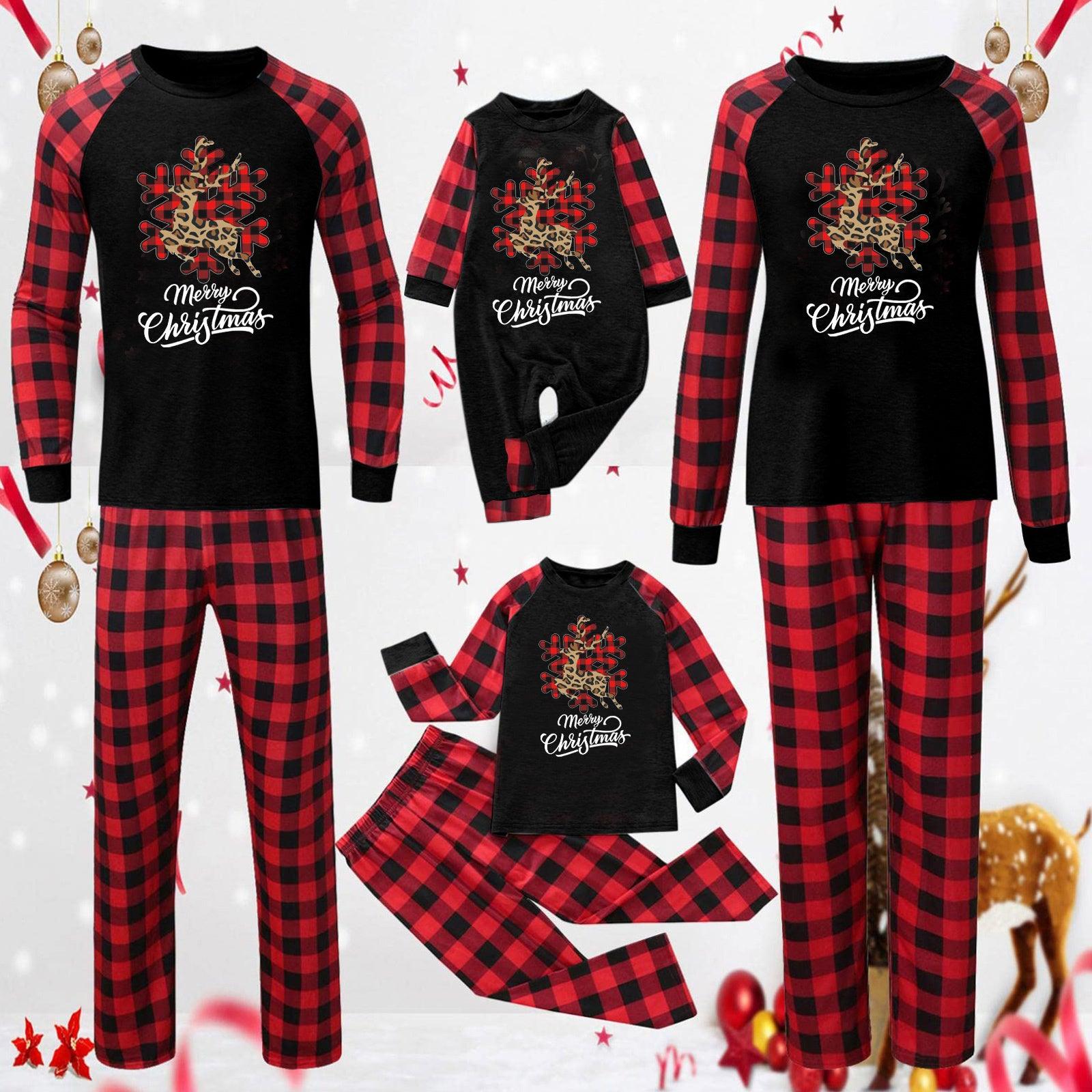 Christmas Parent-Child Homewear Pajama Suit – Festive Family Matching Set My Store 