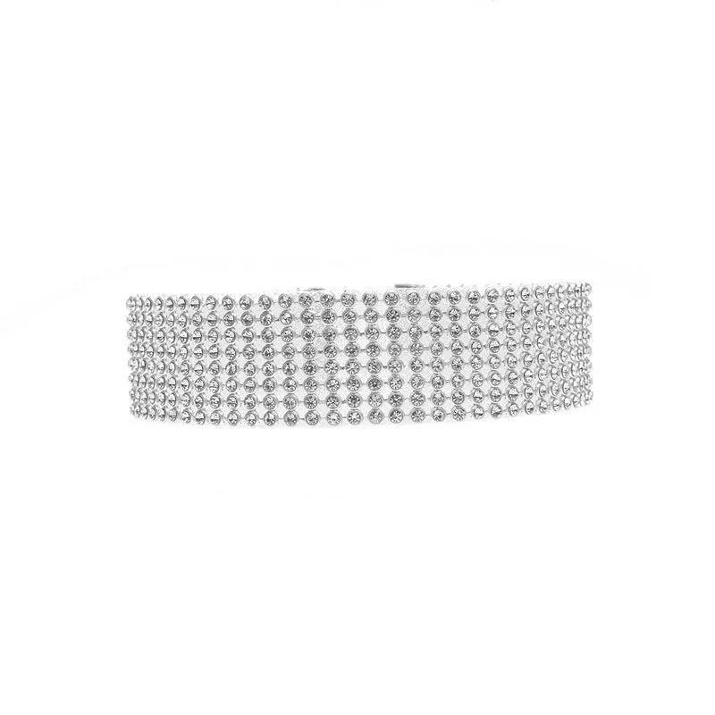 Elegant Rhinestone Choker Necklace My Store 