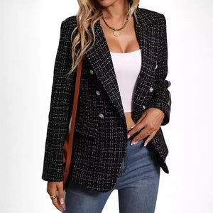 Elegant Tweed Blazer My Store 