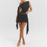 Women’s Slim Fit Skirt - Mesh Stitching Suit My Store  30.42