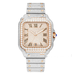 Men’s Moissanite Watch - Stainless Steel Clarity My Store  642.68