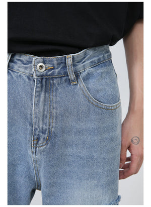Men’s Ripped Jeans - Retro High Street Blue My Store 