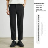 Slim Ankle Length Casual Pants My Store  32.87