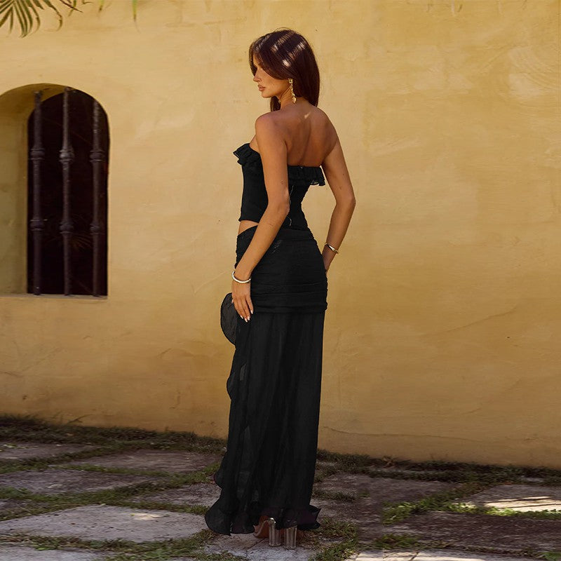 Women’s Tube Top Dress - Mid-Length Set My Store 