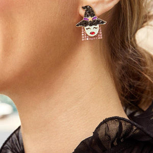 Halloween Skull Stud Earrings – Spooky Style for Women My Store  10.71