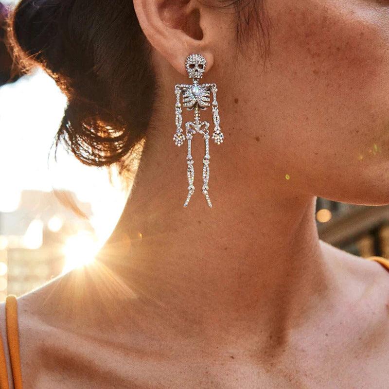 Halloween Skull Stud Earrings – Spooky Style for Women My Store 