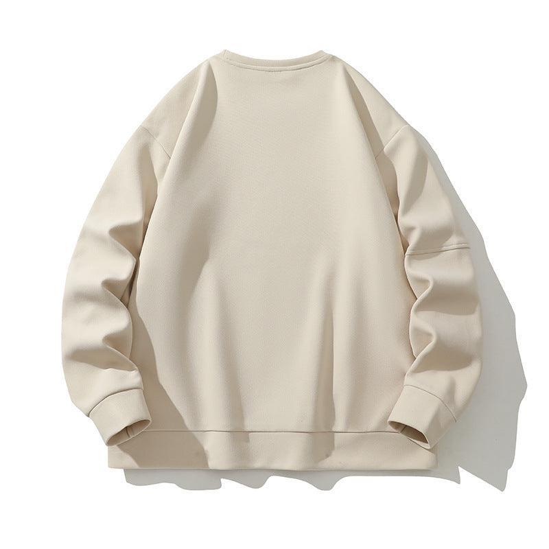 Composite Stitching Contrast Color Sweatshirt - MRC STORE