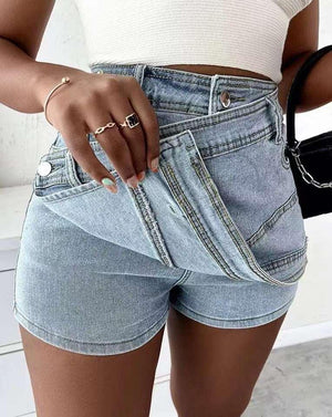 Stretch Vintage Denim Shorts.