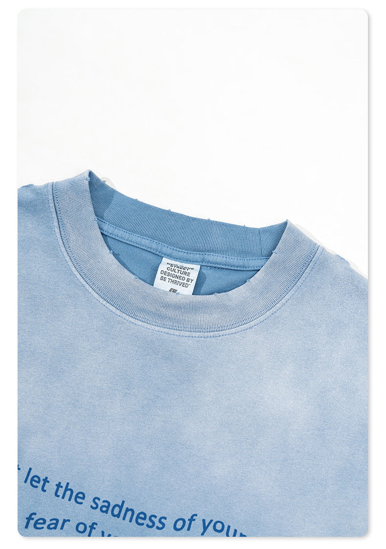 Men’s Retro T-Shirt - Washed Oversized Loose My Store 