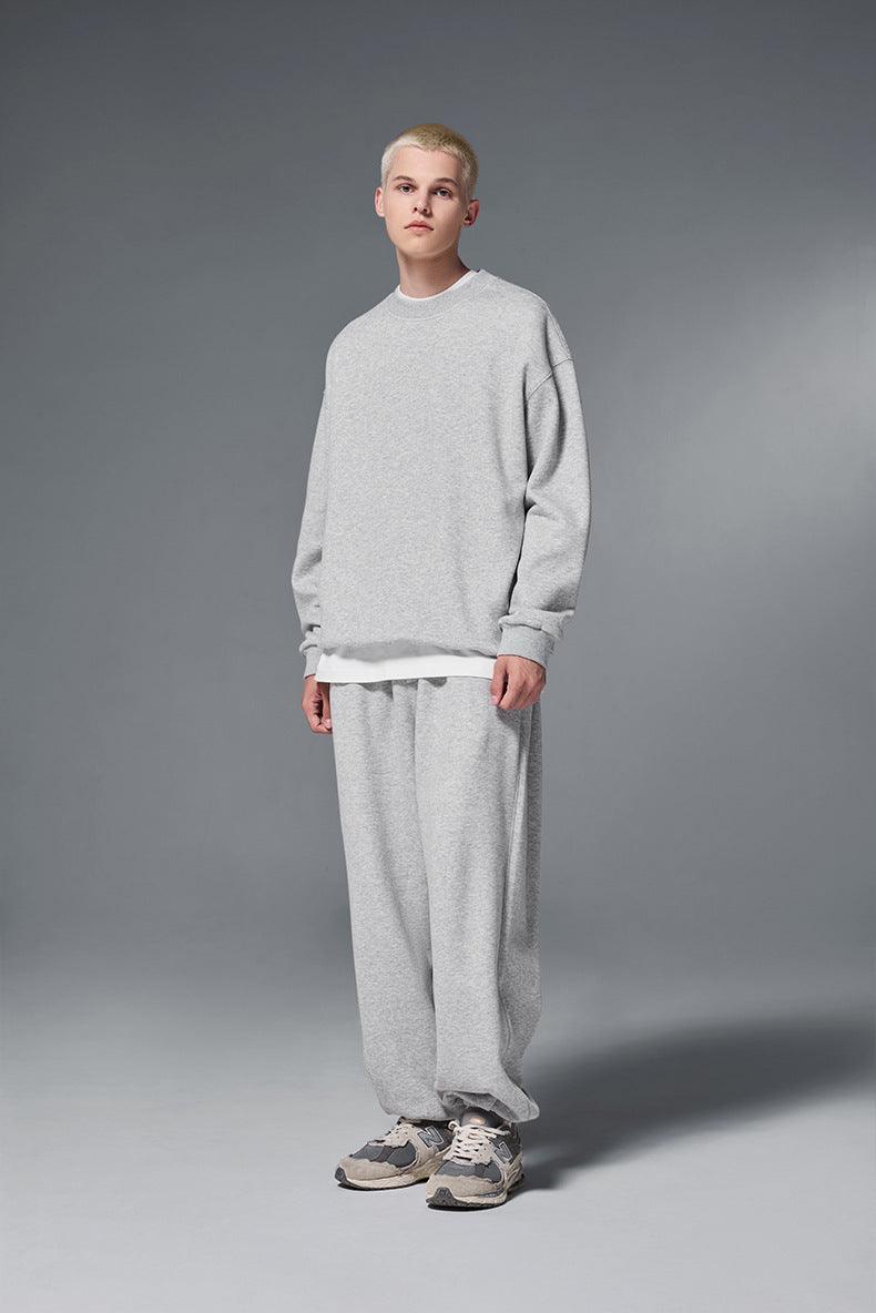 Fleece-lined Loose Casual Sweater - MRC STORE