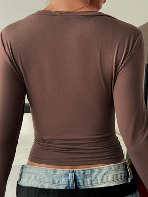 Women’s Slim Top - Elegant Long Sleeve Style MRC Store 