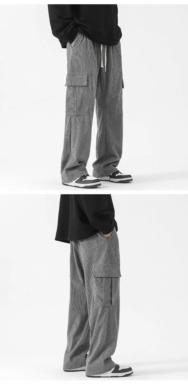 Loose Corduroy Cargo Pants My Store 