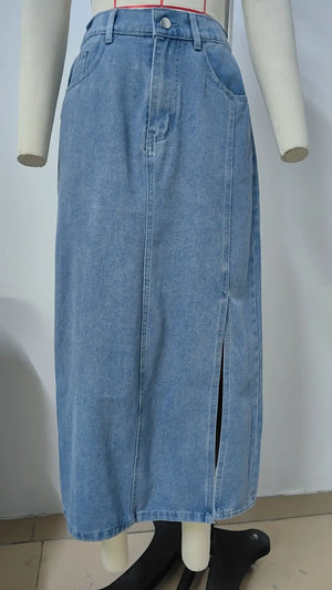 Summer Denim Skirt My Store 