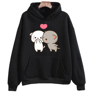 Printed Pocket Drawstring Hoodie My Store  21.28