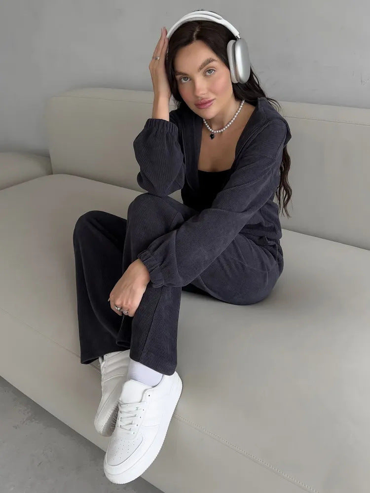 Women’s Cardigan Sweater - Hooded Elastic Fit My Store 
