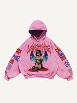 Retro Graphic Pullover Hoodie MRC STORE  70.99