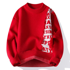 Men's Knitted Long Sleeve Pullover My Store  38.00