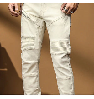 High End Slim Fit Motorcycle Jeans My Store 