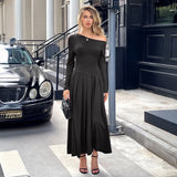 High Waist Long Skirt Dress MRC STORE  38.00