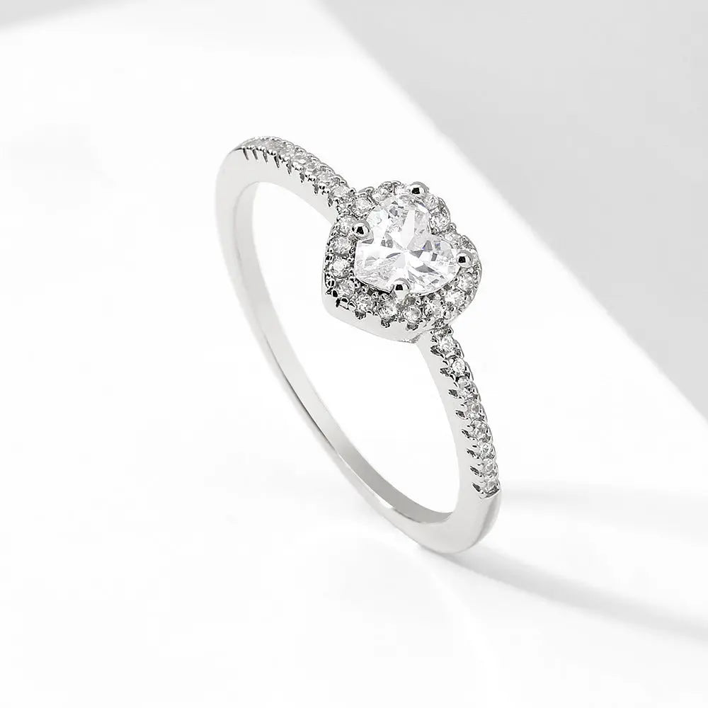 Exquisite Love Zircon Ring My Store 