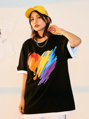 Rainbow Love Graffiti Tee My Store 