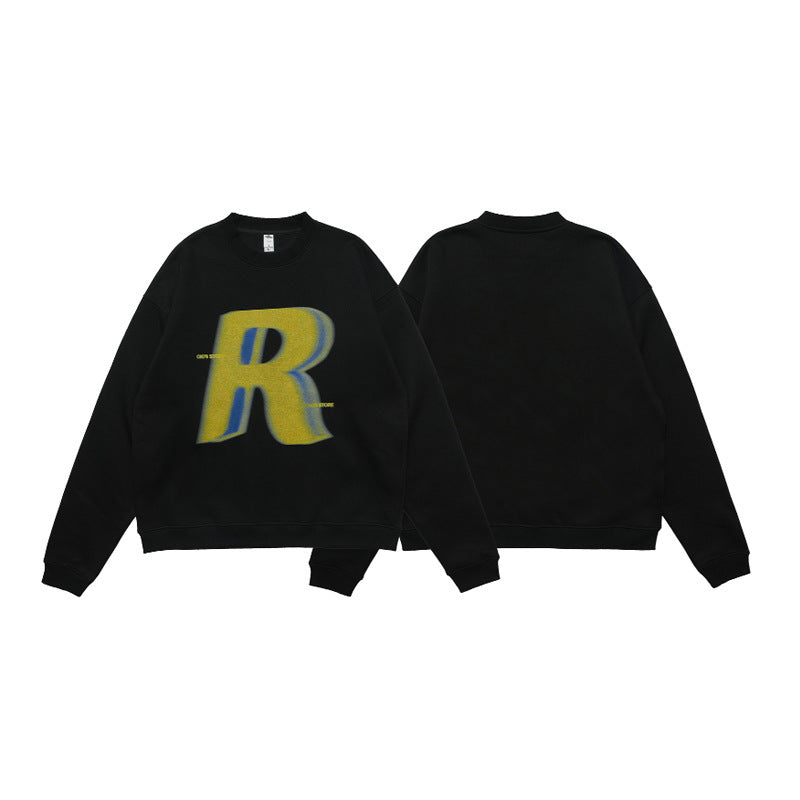 Loose Trendy Round Neck Long Sleeve Sweater MRC STORE 