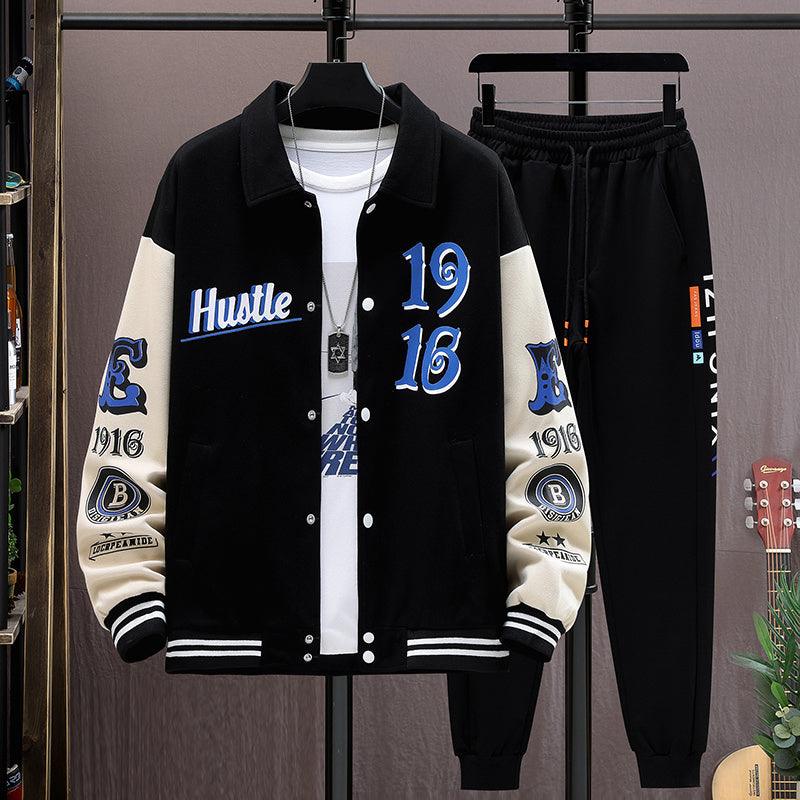 Men's Baseball Jacket and Pants Set – Stylish Teen Outfit My Store  51.73