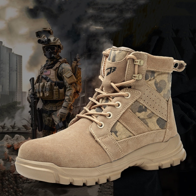 Combat Boots Male High Ankle Safety Shoes MRC STORE 