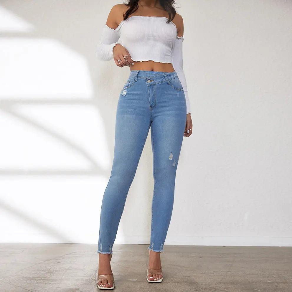 High Waist Slimming Jeans - MRC STORE