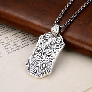 Majestic S925 Sterling Silver Lion King Pendant Necklace My Store 