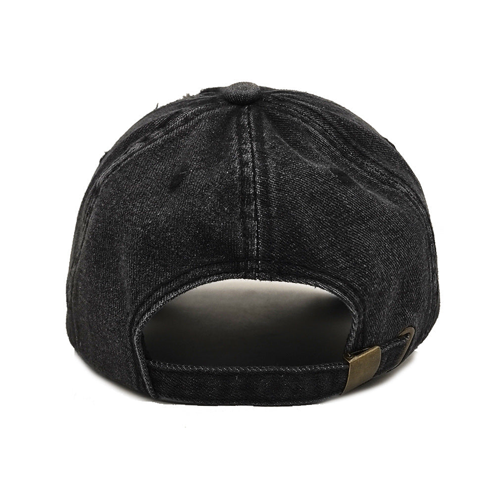 Korean Couple Cap - Soft Top Denim Baseball My Store 