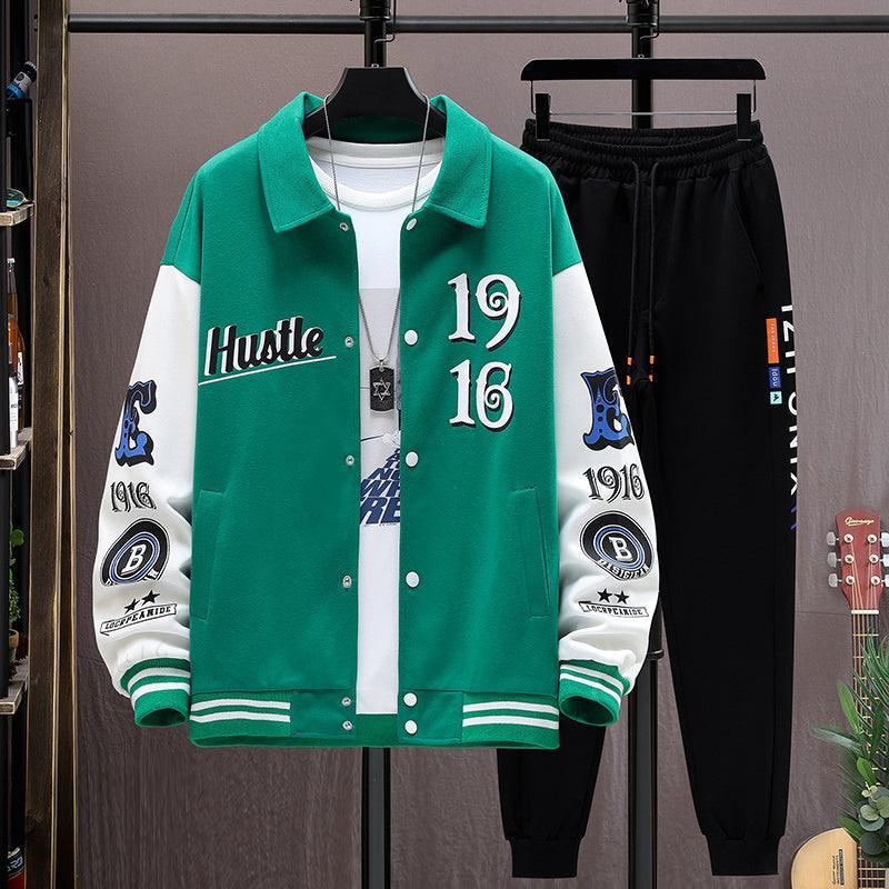 Men's Baseball Jacket and Pants Set – Stylish Teen Clothing - MRC STORE