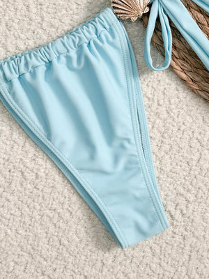 Women’s High Waist Swimsuit - Metal Shell Bikini My Store 