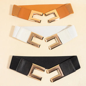 Elastic Wide Belt Multi Color My Store 