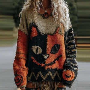 Unisex Halloween 3D Print Loose Sweater MRC STORE  35.00